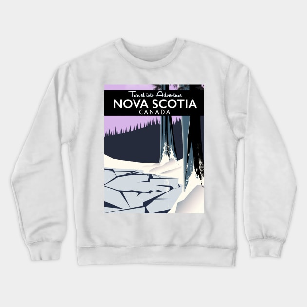 Travel Into Adventure! Nova Scotia Canada Crewneck Sweatshirt by nickemporium1